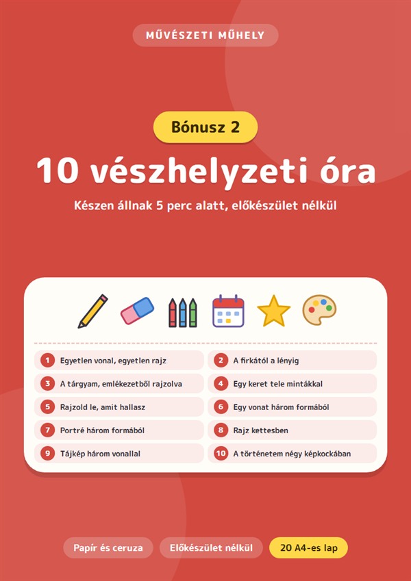 Bónusz 2: 10 vészhelyzeti óra