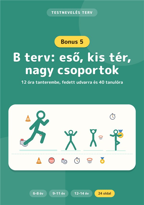 Bónusz 5: B terv: eső, kis tér, nagy csoportok